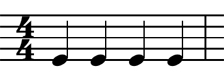Four-four time example