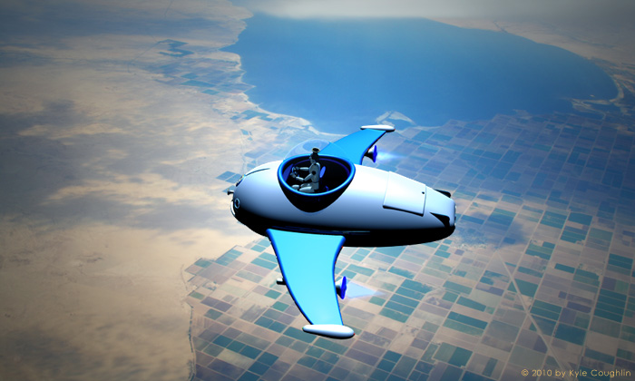 Clarobotoo Flies High Over the Salton Sea