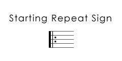 Starting Repeat Sign
